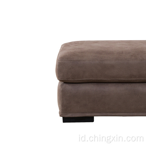 Furniture Ruang Tamu Modern Leathaire Sofa Bangku Ruang Tamu Ottoman
